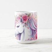 Niedliches magisches Einhorn Kaffeetasse (Mittel)
