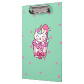 Niedliches magisches Einhorn Klemmbrett (Links)