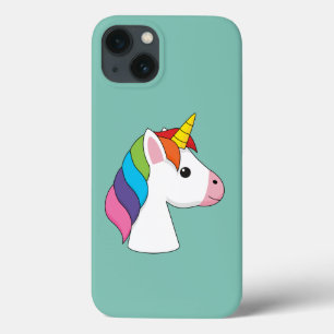 Niedliches magisches Einhorn mit farbenfroher Haar Case-Mate iPhone Hülle