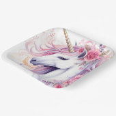 Niedliches magisches Einhorn Pappteller (Gewinkelt)