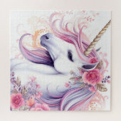 Niedliches magisches Einhorn Puzzle (Horizontal)