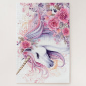 Niedliches magisches Einhorn Puzzle (Vertikal)