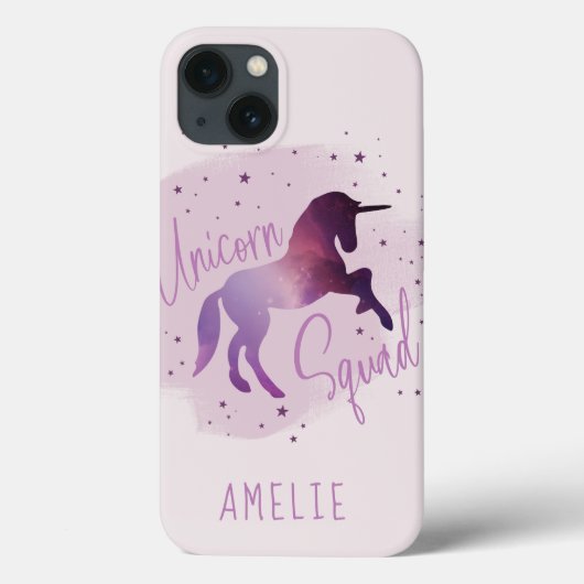 niedliches magisches lila Einhorn Case-Mate iPhone Hülle (Rückseite)