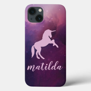 niedliches magisches lila Einhorn Case-Mate iPhone Hülle