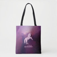 niedliches magisches lila Einhorn