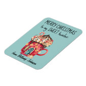 Niedliches Magnet für süße Lehrer Frohe Weihnachte (Linke Seite)