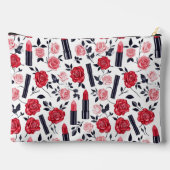 Niedliches Make-up-Muster hinzufügen Zubehörtasche (Rückseite)