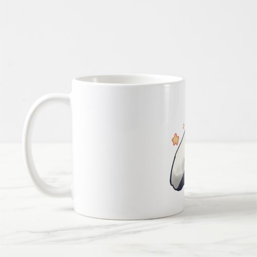Niedliches Malayan Tapir zeichnend Kaffeetasse (Links)