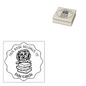 Niedliches Malteser Hundebuch Gummistempel (Stempel)