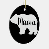 Niedliches Mama Bären Designgeschenk Keramik Ornament (Rechts)