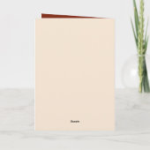 Niedliches Mama-Hirsch Karte (Rückseite)