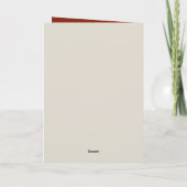 Niedliches Mama-Hirsch Karte (Rückseite)