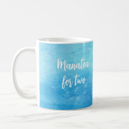Niedliches "Manatea for two" Teeküche Tasse (Links)