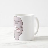 Niedliches Manatea Teegebäck Kaffeetasse (VorderseiteRechts)