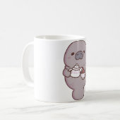 Niedliches Manatea Teegebäck Kaffeetasse (Vorderseite Links)