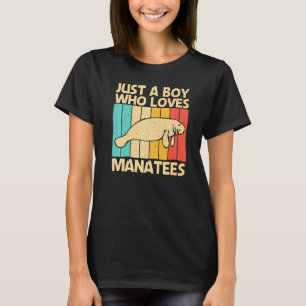 Niedliches Manatee für Jungen Kids Sea Kuh Dugong T-Shirt