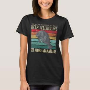 Niedliches Manatee für Meerskuh Dugong Manatee Tie T-Shirt