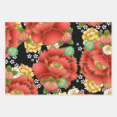 Niedliches Maneki Neko  Geschenkpapier Set (Vorderseite 2)