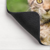 Niedliches Maneki Neko Katze Kitten Funny Beach Po Mousepad (Ecke)