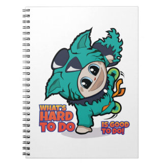 Niedliches Manga-Cartoon-Notebook Notizblock