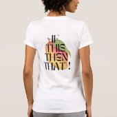 niedliches Mango-modernes Fitnessstudio T-Shirt (Rückseite)