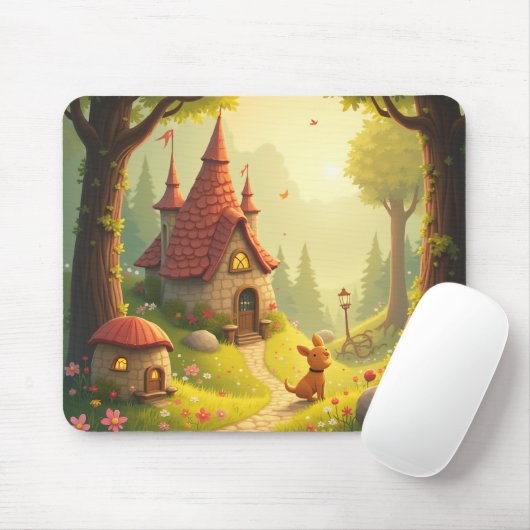 niedliches Märchen-Welpenmoustikett Mousepad (Mit Mouse)