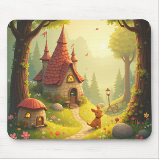 niedliches Märchen-Welpenmoustikett Mousepad