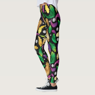 Niedliches Mardi-Gra-Muster Leggings