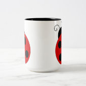 NIEDLICHES MARIENKÄFER-LEBEN ZWEIFARBIGE TASSE (Mittel)