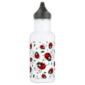 Niedliches Marienkäfermuster Edelstahlflasche (Rechts)