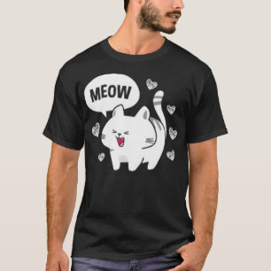 Niedliches Markisenweiß T-Shirt