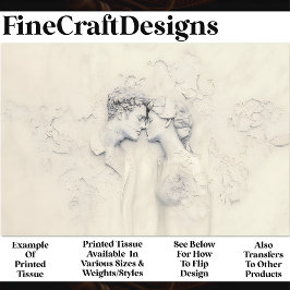 Niedliches Marmorkuppel in Liebe mit X4-Decoupage Seidenpapier