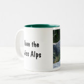 Niedliches Marmot — Schweizer Tasse (Vorderseite Links)