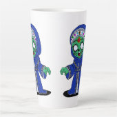 Niedliches marokkanisches Zombie Milchtasse (Vorderseite)