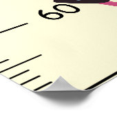 Niedliches Mathematikwachstumsdiagramm Poster (Ecke)