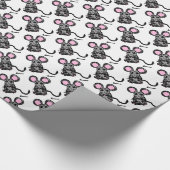Niedliches Mäuseverpackungs-Papier Geschenkpapier (Ecke)