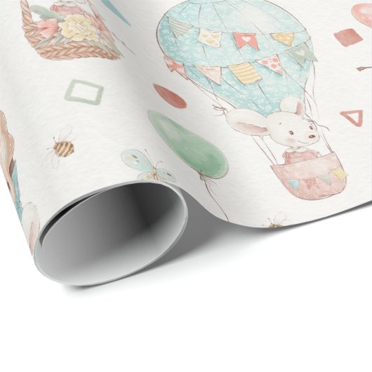 Niedliches Mäusewrapping-Papier Geschenkpapier (Rolleneckpunkt)