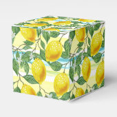 Niedliches mediterranes Sommerlemon Geschenkschachtel (Vorderseite)