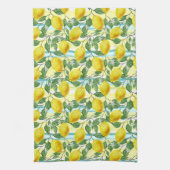 Niedliches mediterranes Sommerlemon Geschirrtuch (Vertikal)