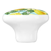Niedliches mediterranes Sommerlemon Keramikknauf (Seitenansicht)
