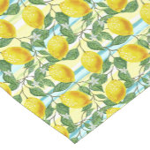 Niedliches mediterranes Sommerlemon Kurzer Tischläufer (Ecke)