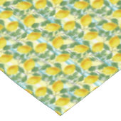 Niedliches mediterranes Sommerlemon Tischdecke (Schrägansicht)