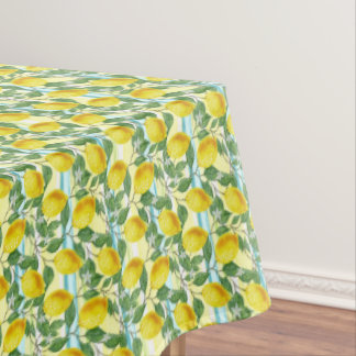 Niedliches mediterranes Sommerlemon Tischdecke