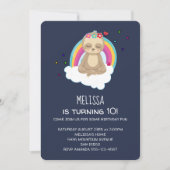 Niedliches Meditieren der Schlampe auf einer Cloud Einladung (Vorderseite)