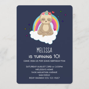 Niedliches Meditieren der Schlampe auf einer Cloud Einladung