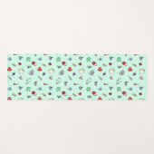 Niedliches medizinisches Icon-Muster Yogamatte (Vorderseite (Horizontal))