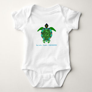 Niedliches Meer - TURTLE - Tierfreund - Baby Strampler