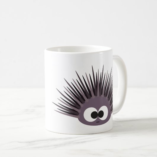 Niedliches Meer Urchin Kaffeetasse (VorderseiteRechts)