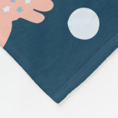 Niedliches Meeresleben Nahtloses Muster Fleecedecke (Ecke)