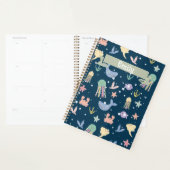 Niedliches Meeresleben Nahtloses Muster Planer (Anzeige)